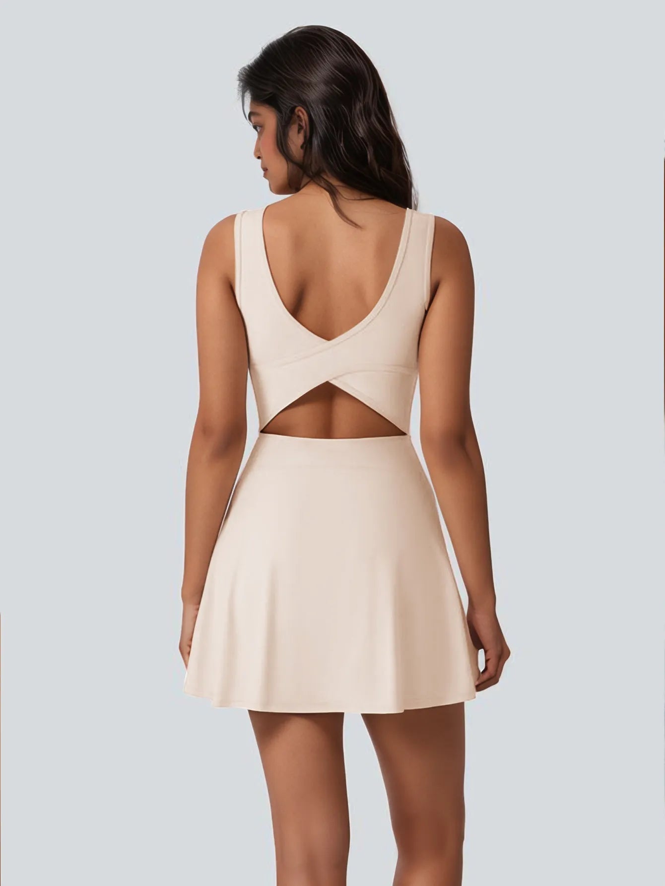 Robe Flowea™ – Robe Sport Femme Ultra Douce à Short Intégré