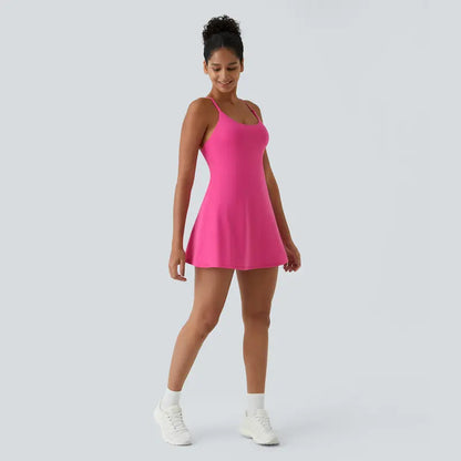 Robe Flowea™ – Robe Sport Femme Ultra Douce à Short Intégré